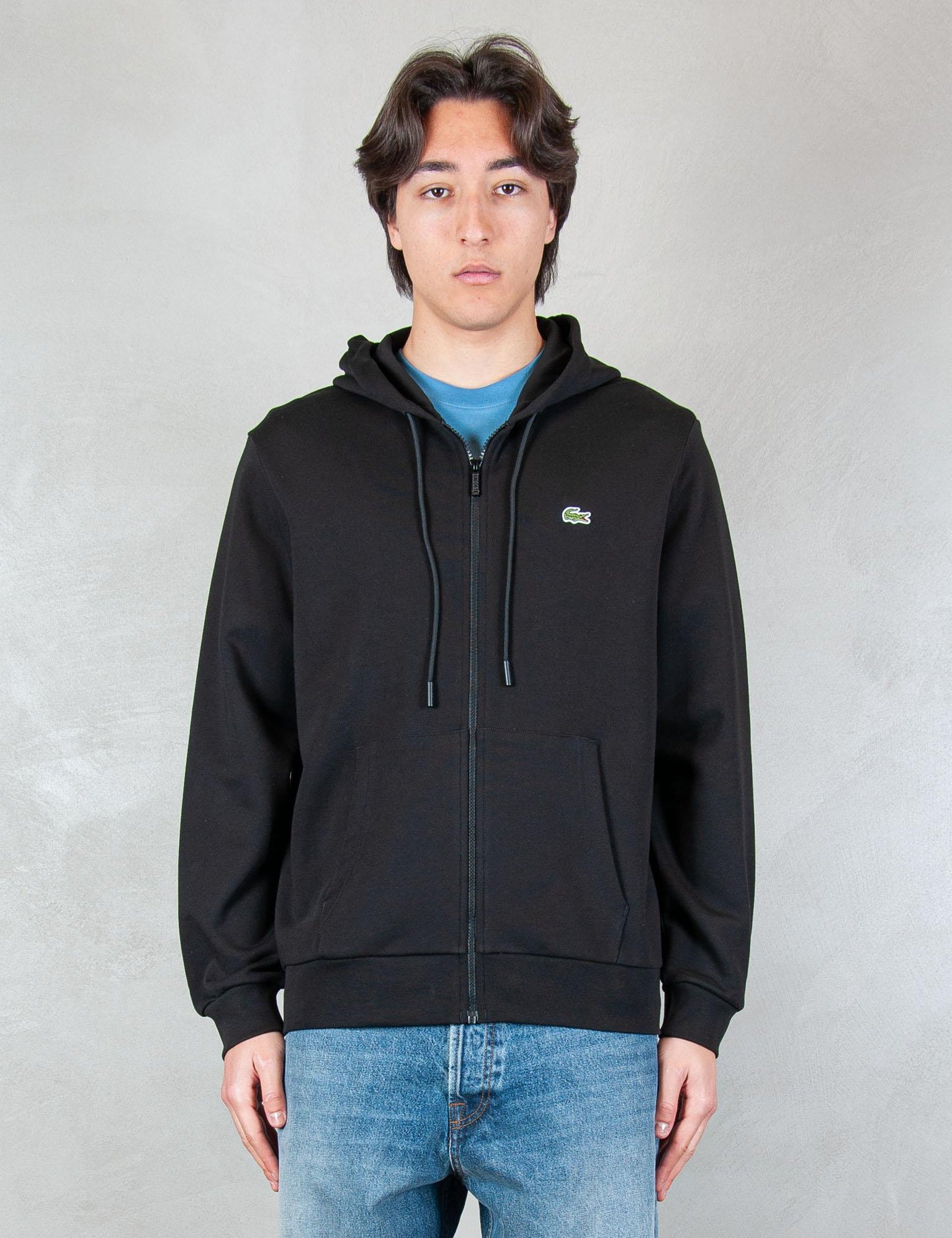 >Felpa Giubbotto Zip SH9809 031 Lacoste 