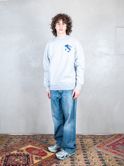 Public Possession felpa <BR/>P.Più Pasta Crewneck P.PIU PASTA HEATHER GREY Public Possession 