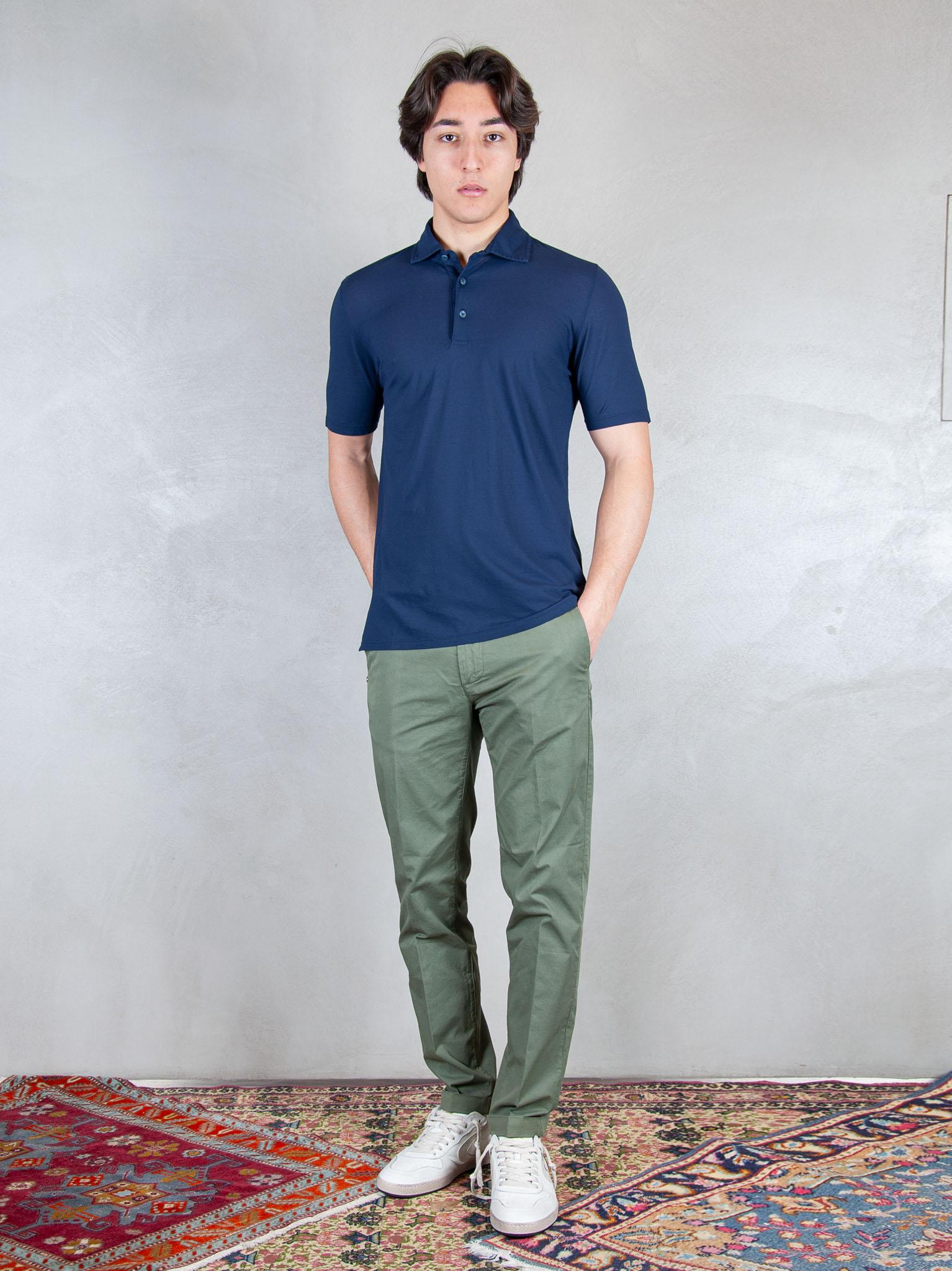 Luigi Gentile Maglia Polo cotone Crepe LG1413 89 Luigi Gentile 