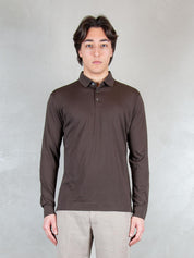 Raphael1966 Polo <BR/>Cotone Pimal DK17101 MORO Raphael - Dkt 