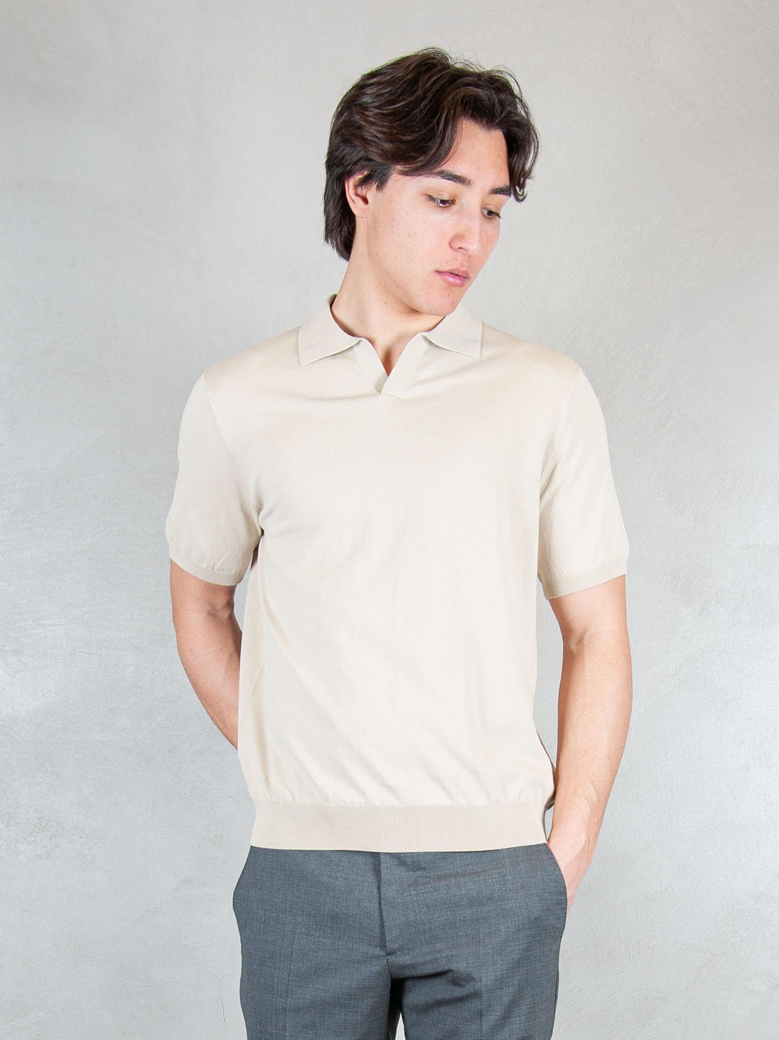 Raphael1966 Maglia Polo Capri Cotone Crepe DK17008 SABBIA Raphael - Dkt 