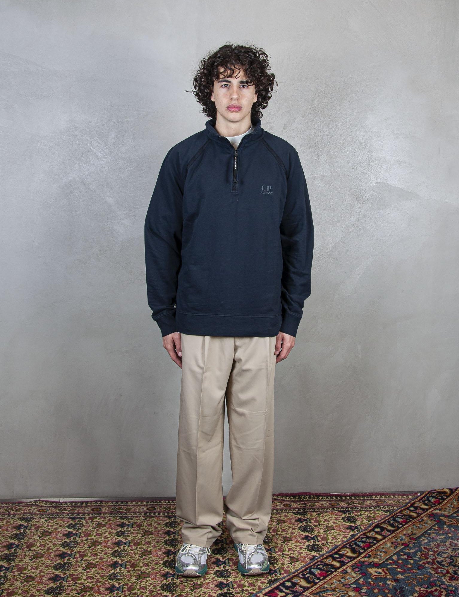Polo Collar Light Fleece SS153A-2246G 888 C.P. company 