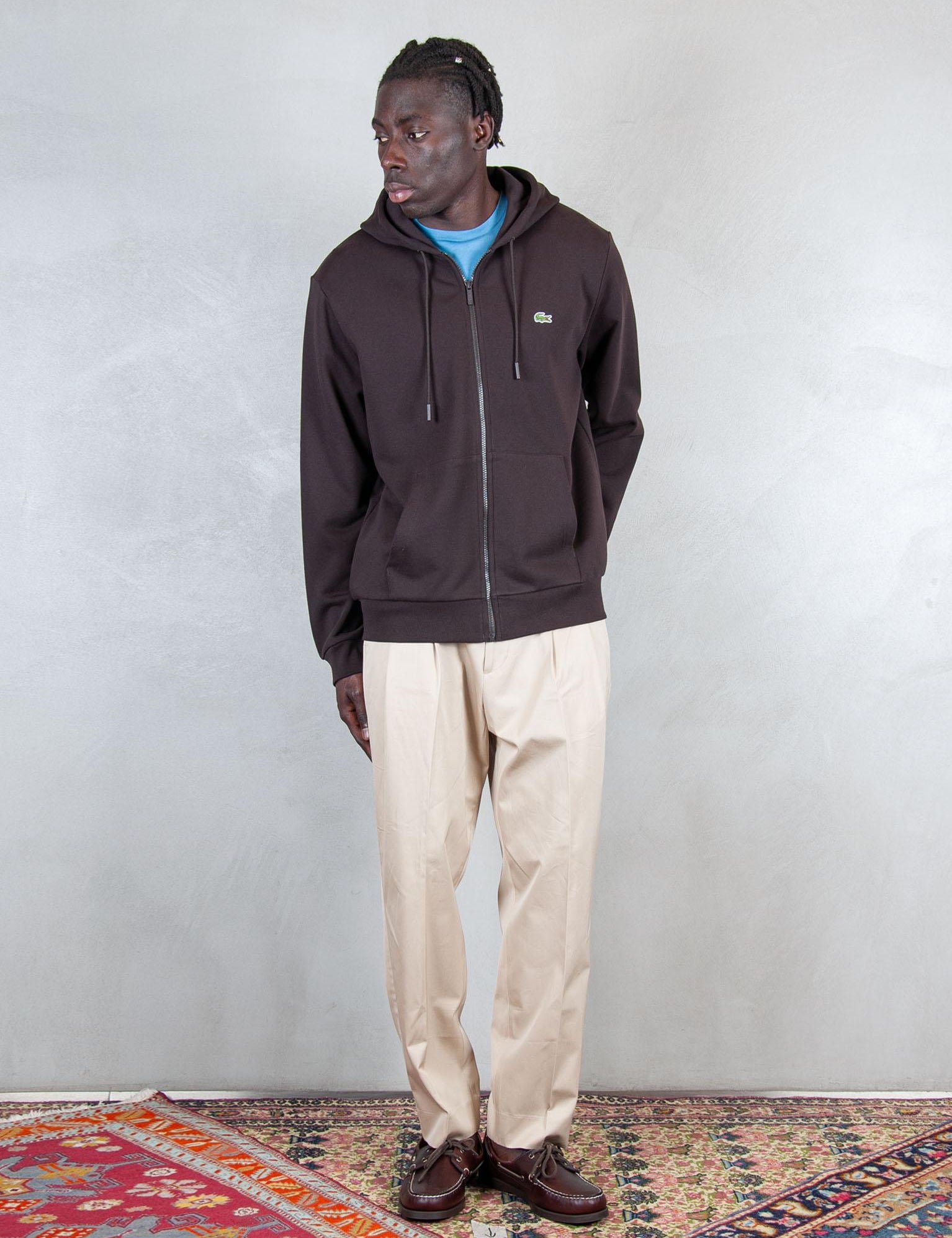 >Felpa Giubbotto Zip SH9809 3LA Lacoste 