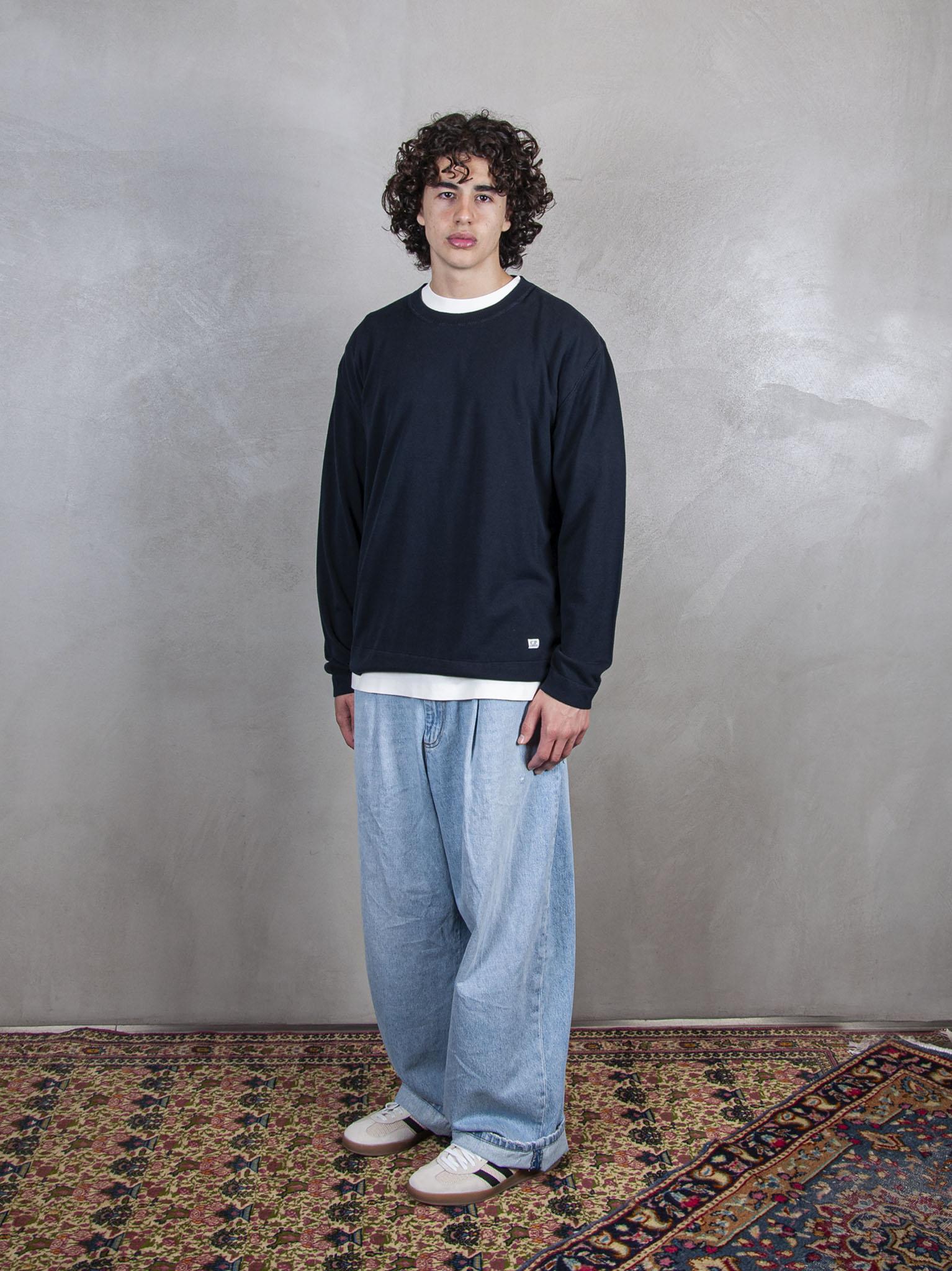 Crewneck Cotton Crepe KN089A-6323O 888 C.P. company 