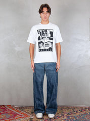 Parra T-shirt <BR/>Our House tee 54200 WHITE Parra 