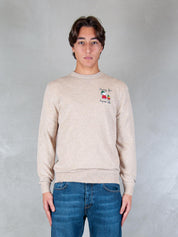 MC2 Saint Barth maglia <BR/>Heron embroyed wool HER0024 03104I MC2 St Barth 