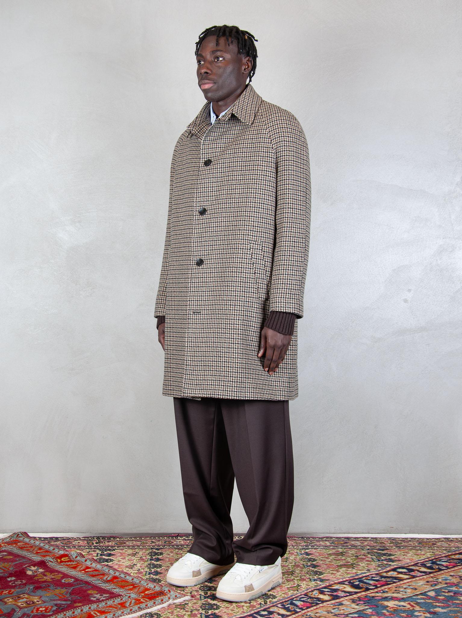 Hi Five Cappotto Somerset SOMERSET PIED POULE-BEIGE Hi Five 