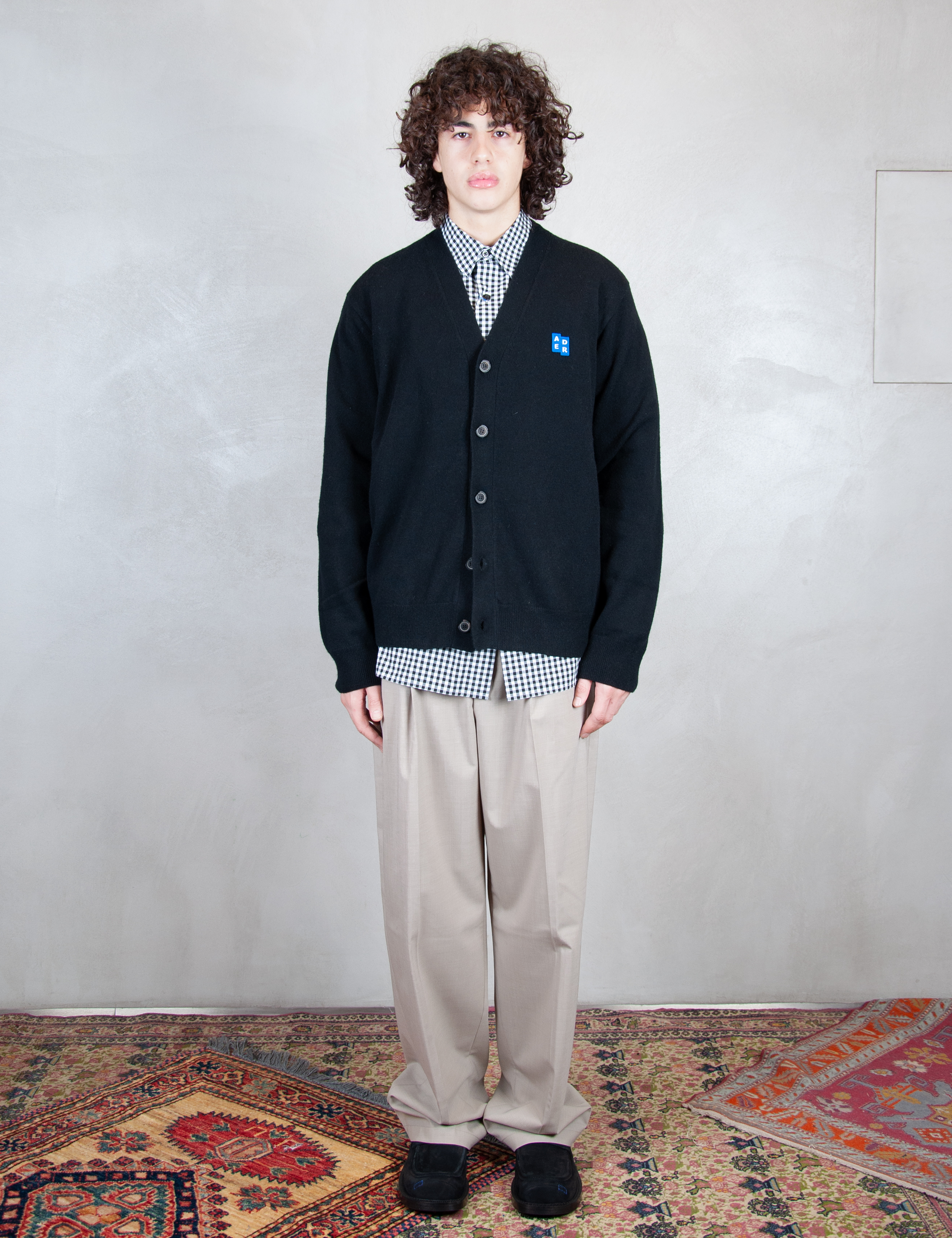 >Regular Cardigan BMSGFYKT0702 BK-NOIR Ader Error 