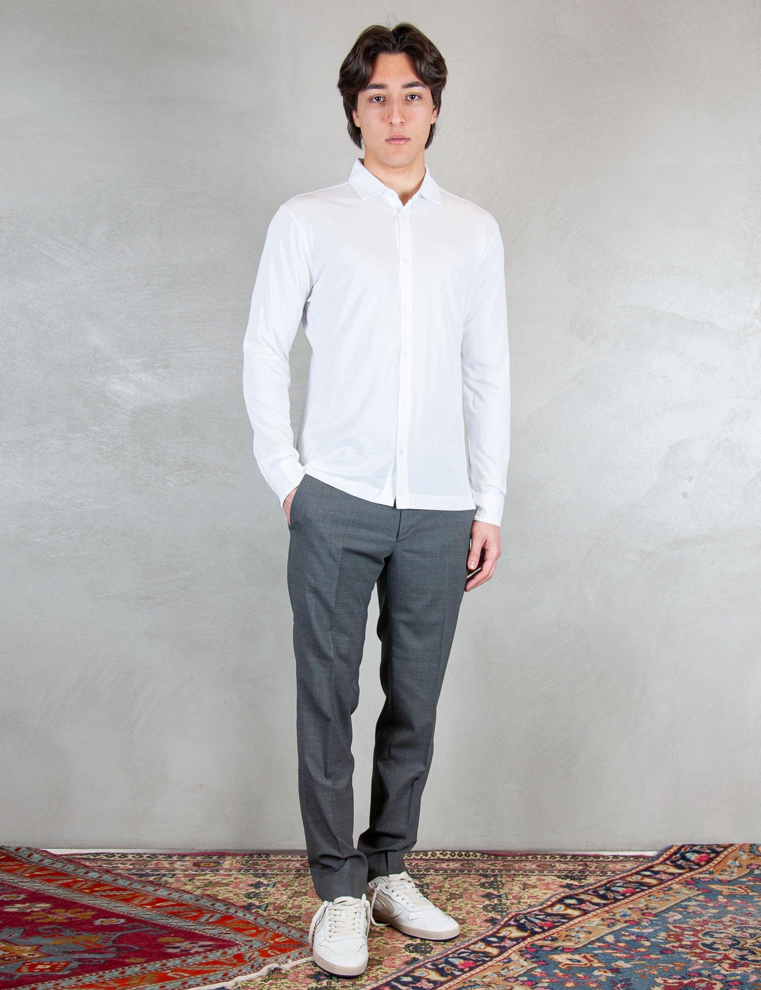 >Camicia Cotone Pima DK17109 BIANCO Raphael - Dkt 