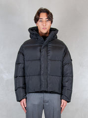 I'M Brian Giubbotto <BR/>Puffer Crop GIU3478 NERO I'm Brain 