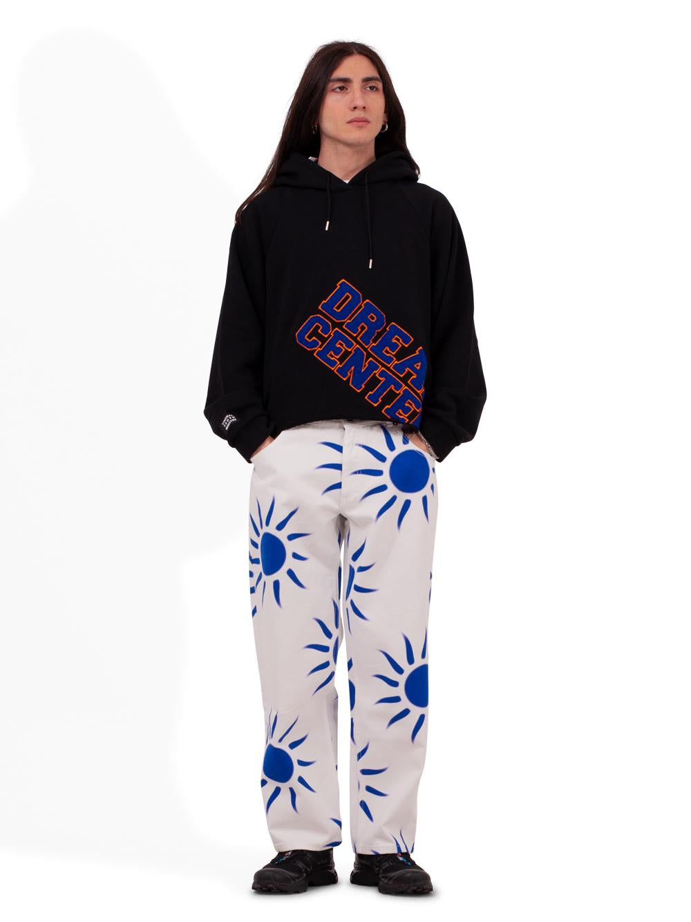 Unisex Denim Pants Woven 03P006 WHITE Liberal Youth Ministry 