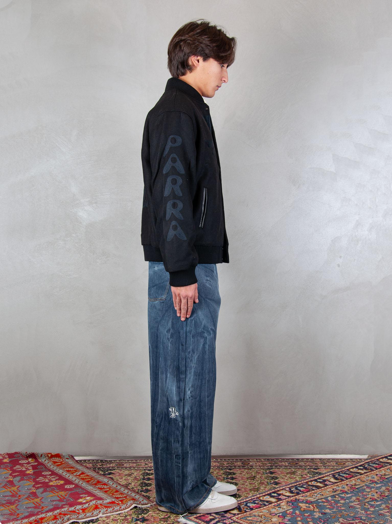 Parra Giubbotto Not Movie Quality varsity jacket 54365 BLACK Parra 