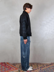 Parra Giubbotto <BR/>Not Movie Quality varsity jacket 54365 BLACK Parra 