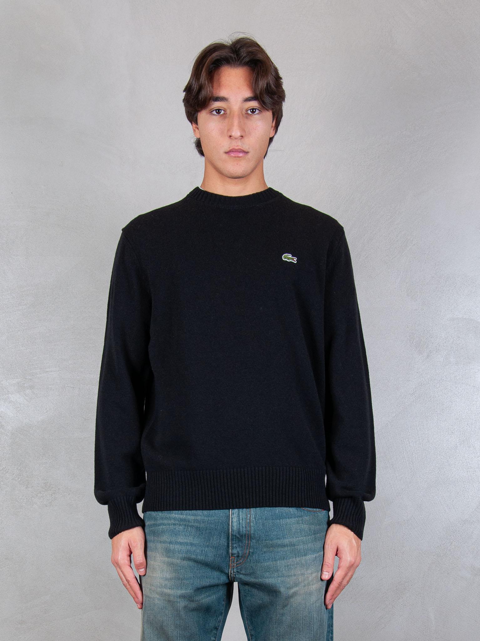 Maglia girocollo in lana cardata AH2916 031 Lacoste 