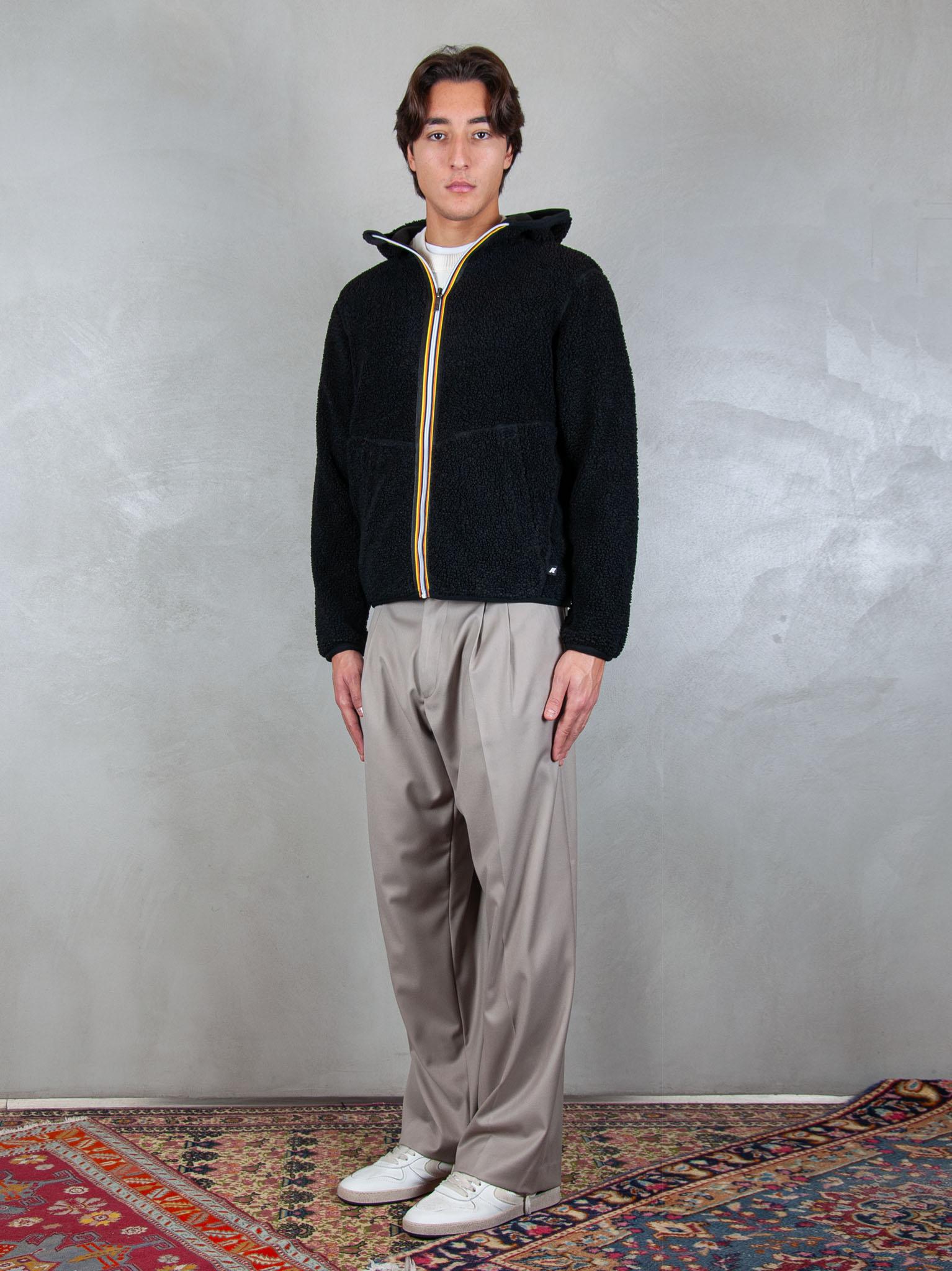 K-Way Felpa Jack Sherpa Polar Double K3132NW AVA K-Way 