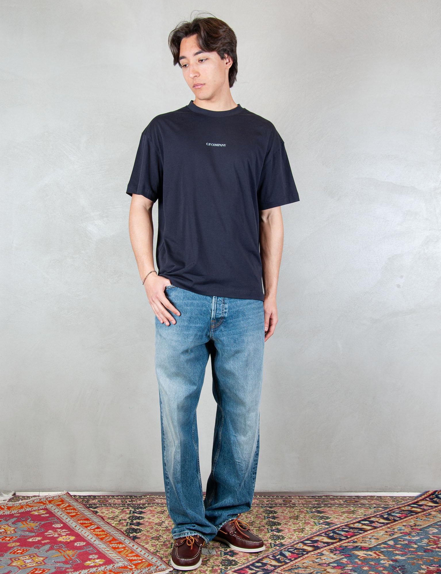 >Logo Crew TS087A-005100W 888 C.P. company 