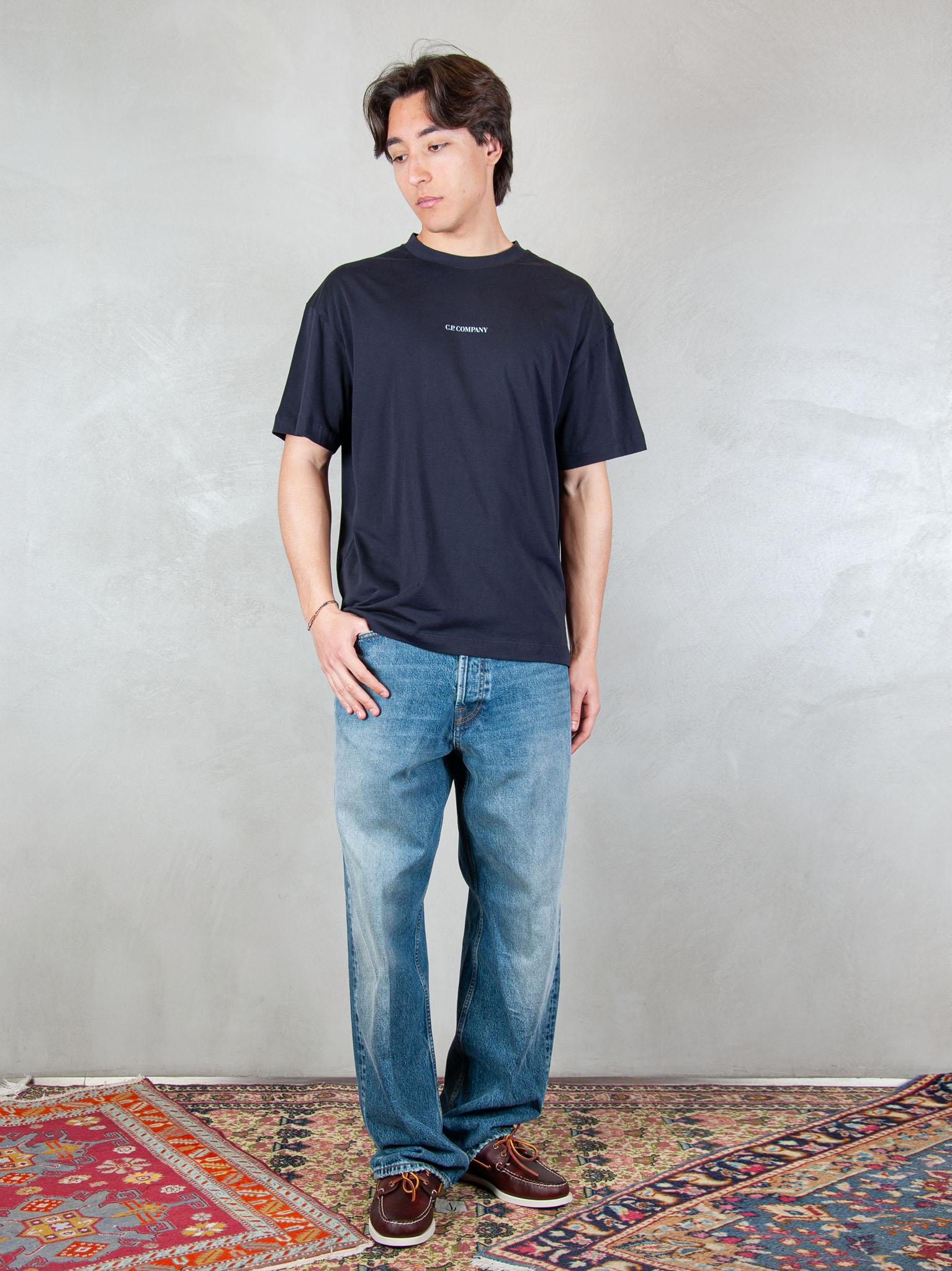 C.P. Company Tshirt Logo Crew TS087A-005100W 888 C.P. company 