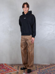 Woc felpa <BR/>Phoenix hoodie SW037FL NERO WOC 