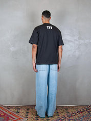 TTT T-Shirt <BR/>Filet Flace tee 13TS002 BLACK TTT 