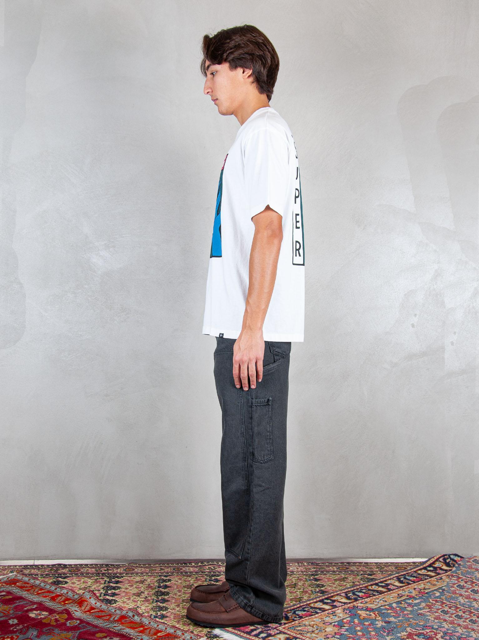 Parra T-shirt Super Nothing tee 54100 WHITE Parra 