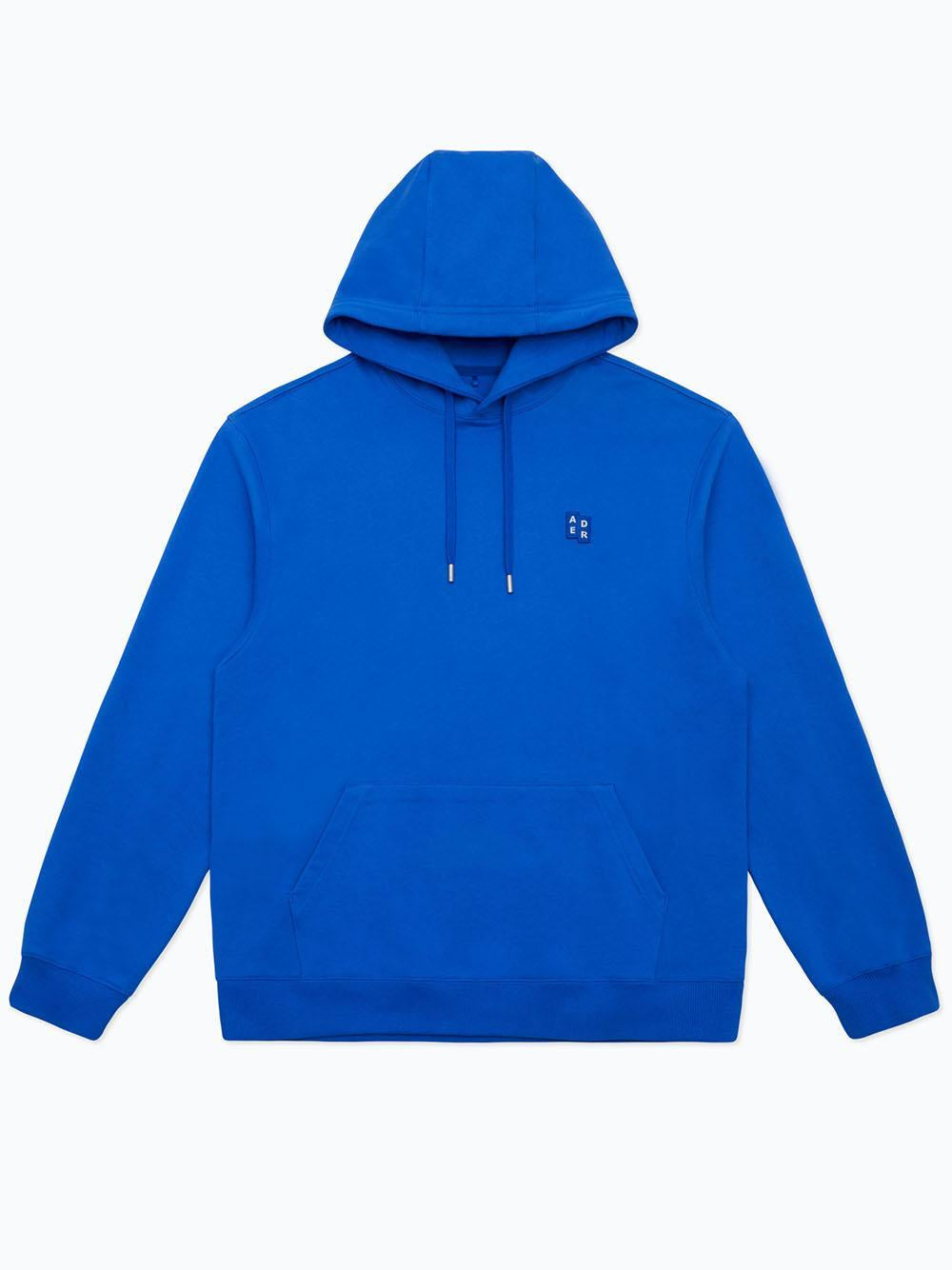 Ader Error Felpa Semi Oversized Hoodie BMSGFYHD0101 BL-BLUE Ader Error 