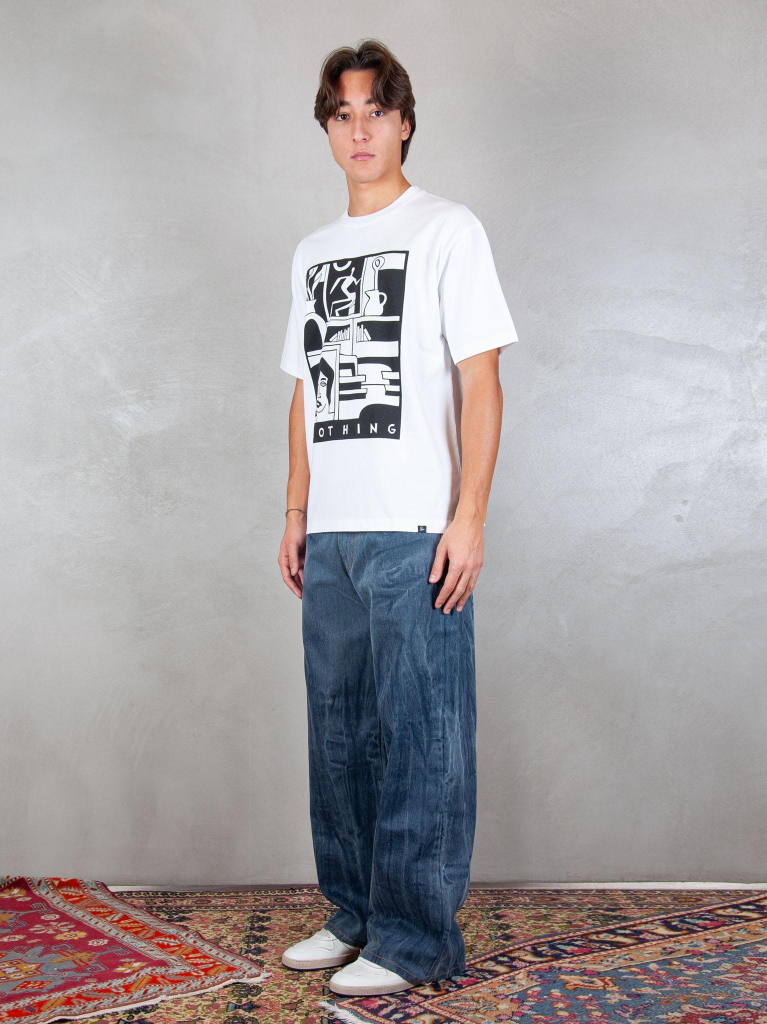 Parra T-shirt Our House tee 54200 WHITE Parra 