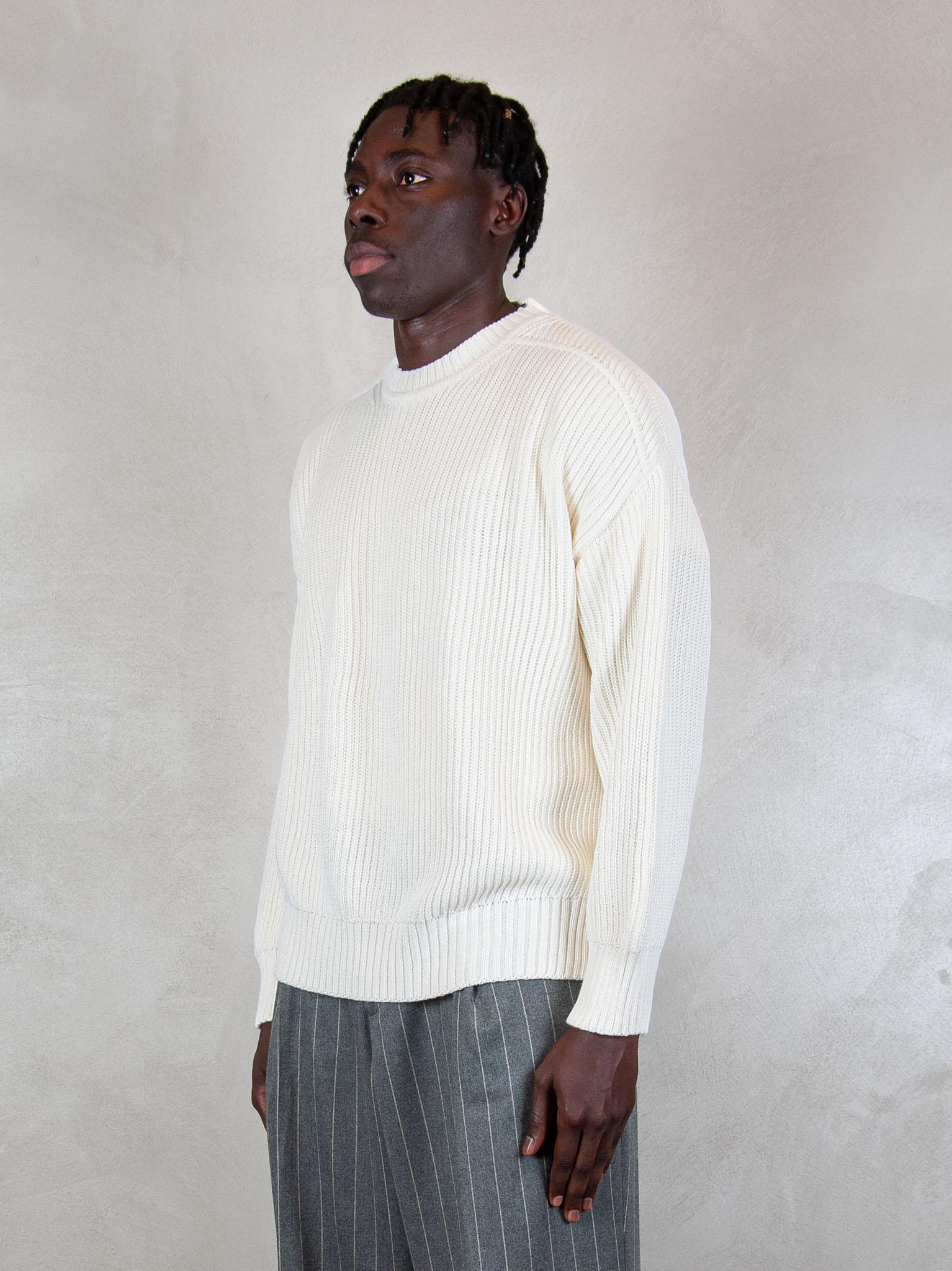 Hi Five Maglia Rib Sweater RIB SWEATER CREAM Hi Five 