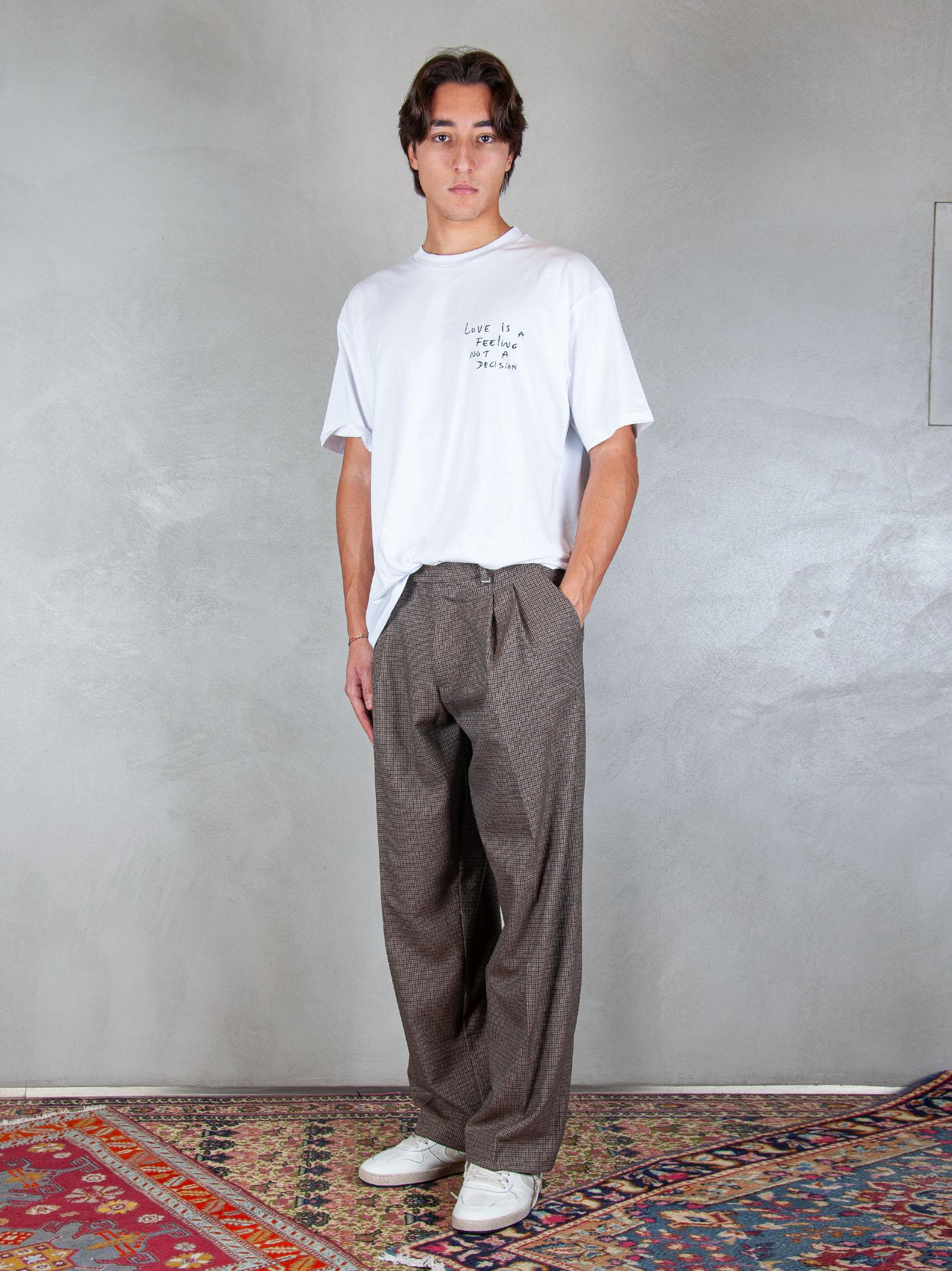 I'M Brian Pantalone 2 pinces Pricipe di Galles PA3504 MORO I'm Brain 