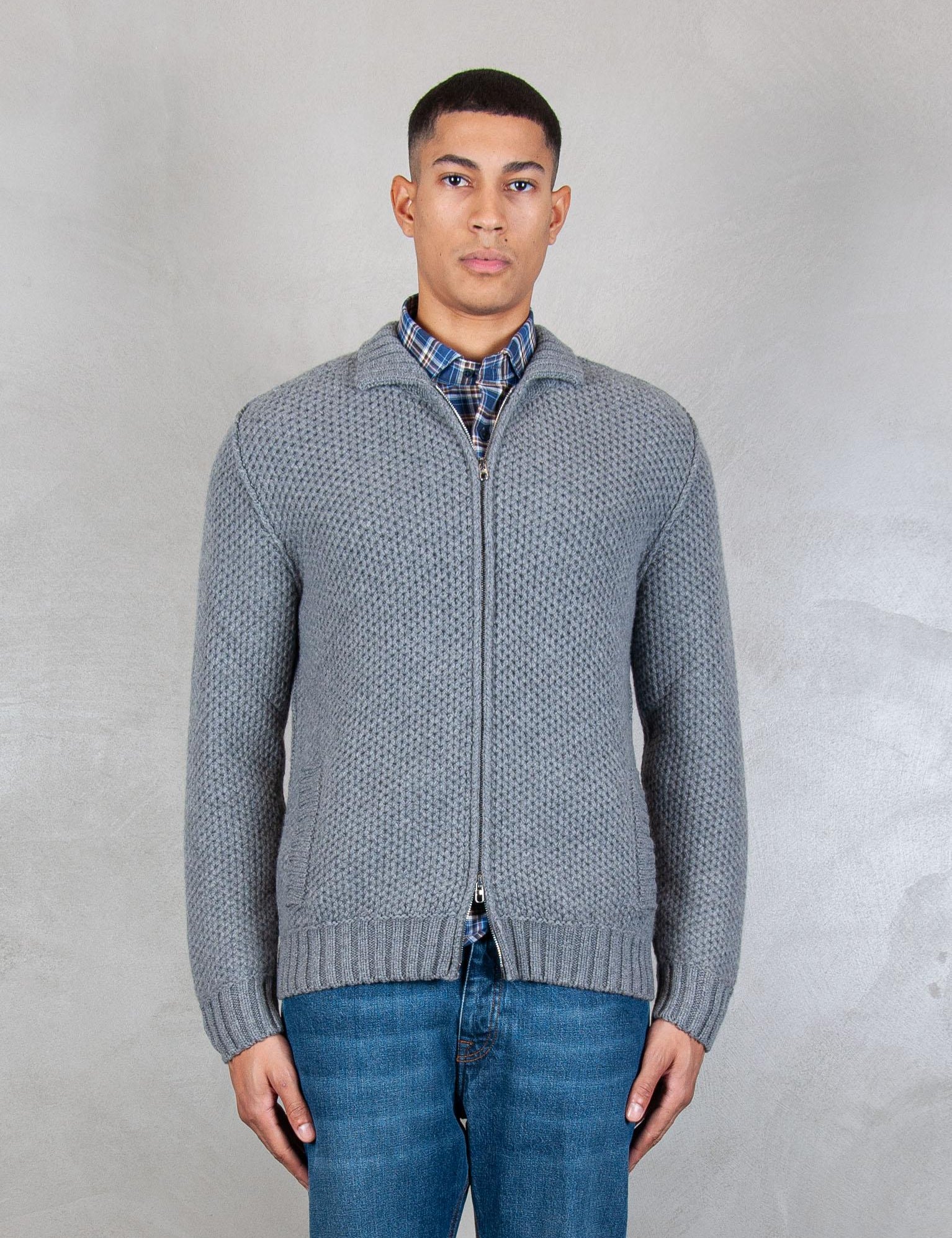 >Giubbotto Zip Nido d'Ape LG1207 04 Luigi Gentile 