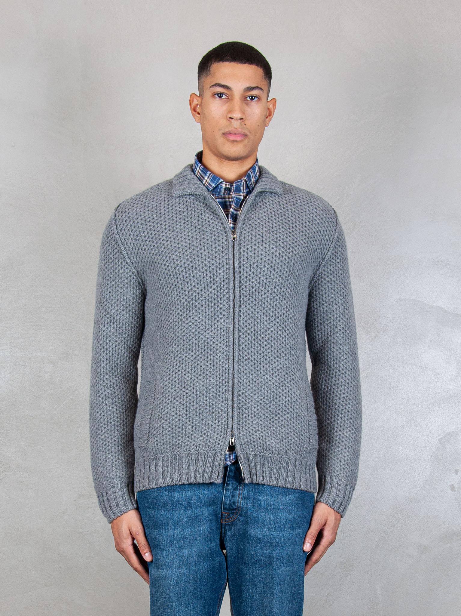 Luigi Gentile Maglia Giubbotto Zip Nido d'Ape LG1207 04 Luigi Gentile 