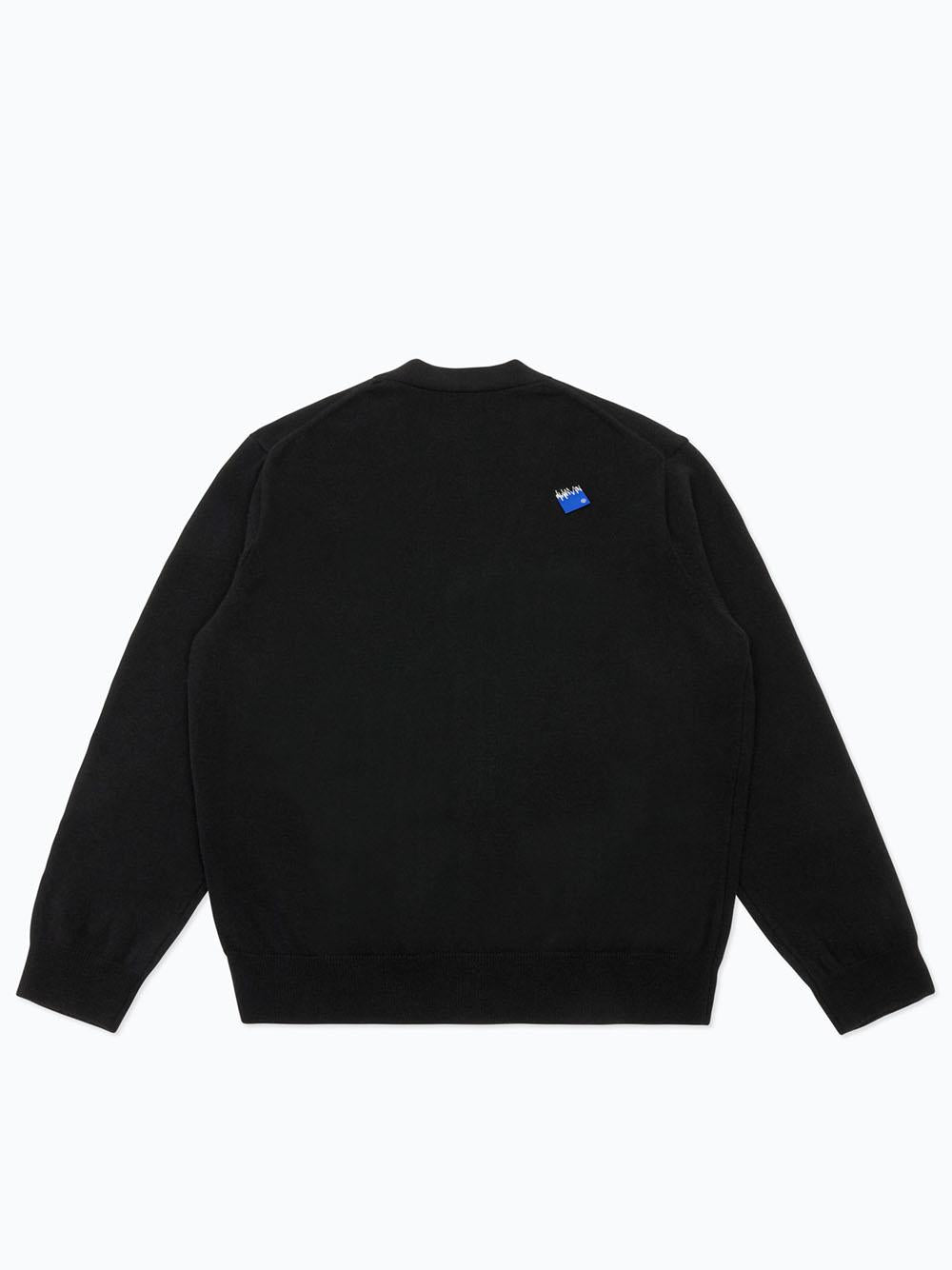 Ader Error Maglia Regular Cardigan BMSGFYKT0702 BK-NOIR Ader Error 