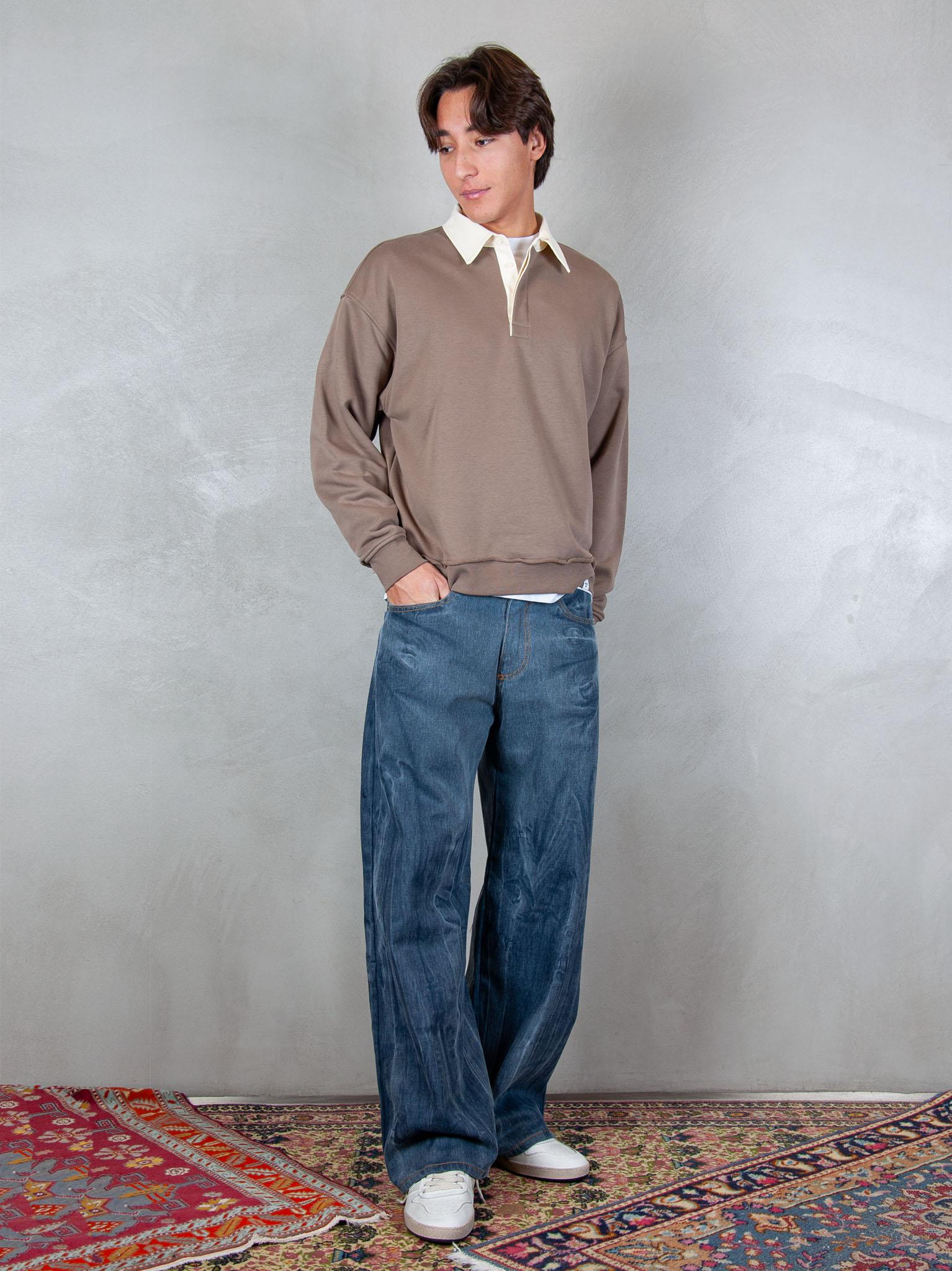 Woc felpa Lincoln polo SW133FL FANGO WOC 