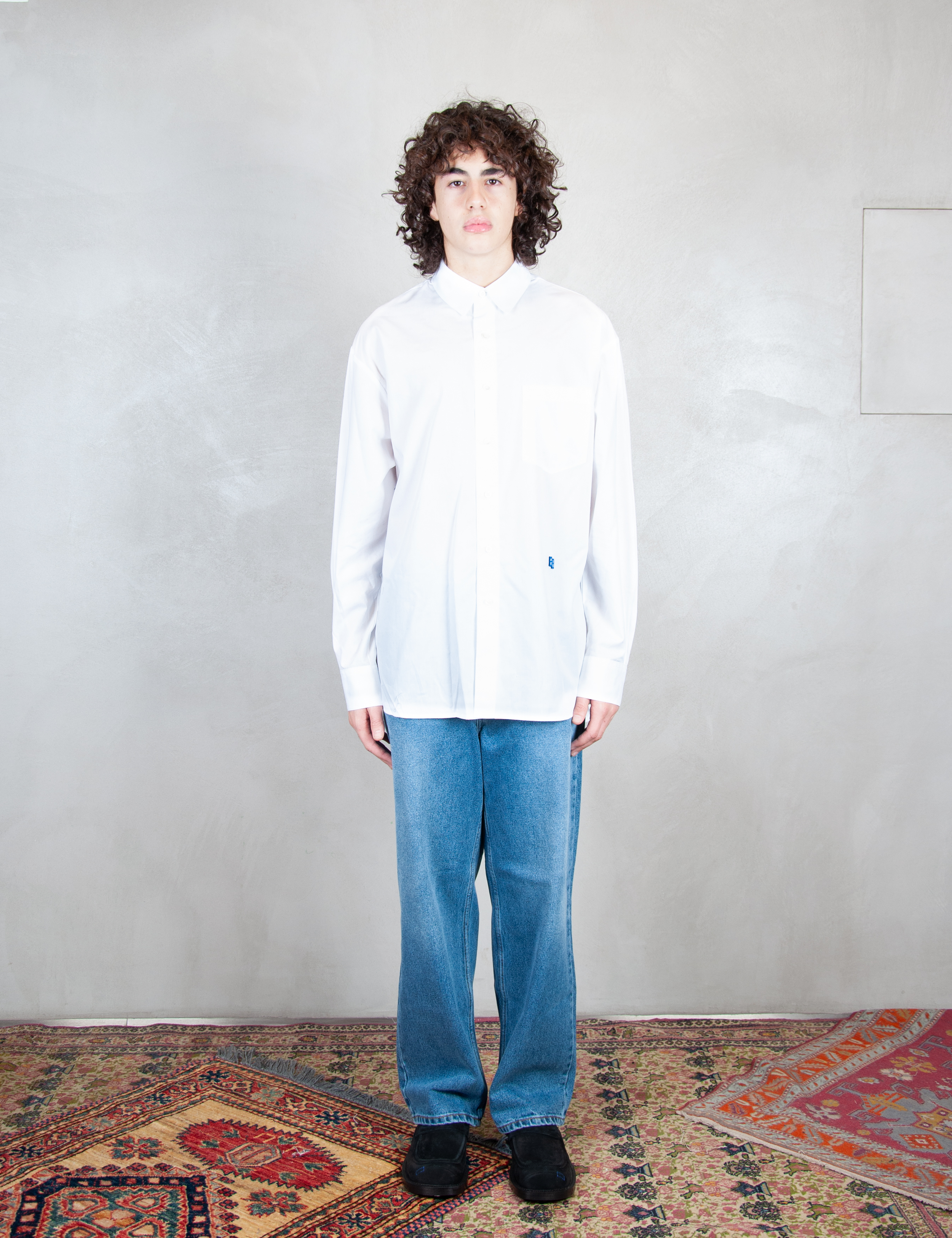 >Classic Shirt BMSGFYSH0101 WH-WHITE Ader Error 