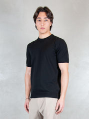 Raphael1966 Maglia <BR/>Tshirt Cotone Crepe DK17003 NERO Raphael - Dkt 