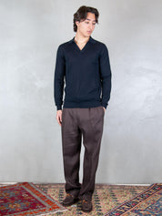 Seinse Maglia <BR/>Polo Capri Cotone e Seta ME3319 BLUE NAVY Seinse 