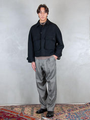 Overshirt GIU3566 NERO I'm Brain 