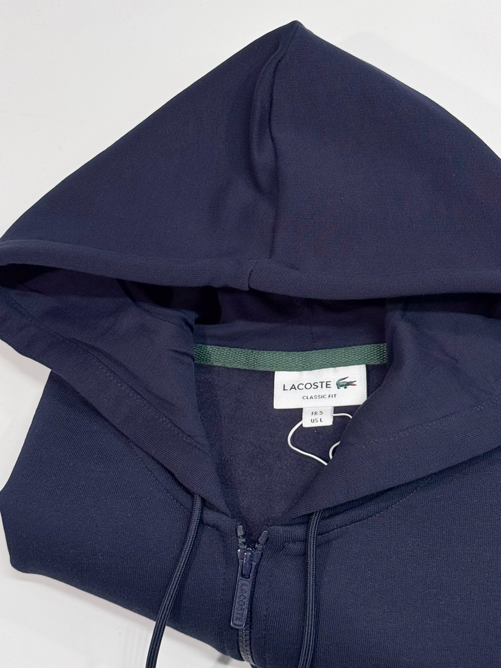 Lacoste Felpa cappuccio con zip SH9626 166 Lacoste 