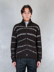 Maglia zip jacquard FU48 24 Atom Factory 