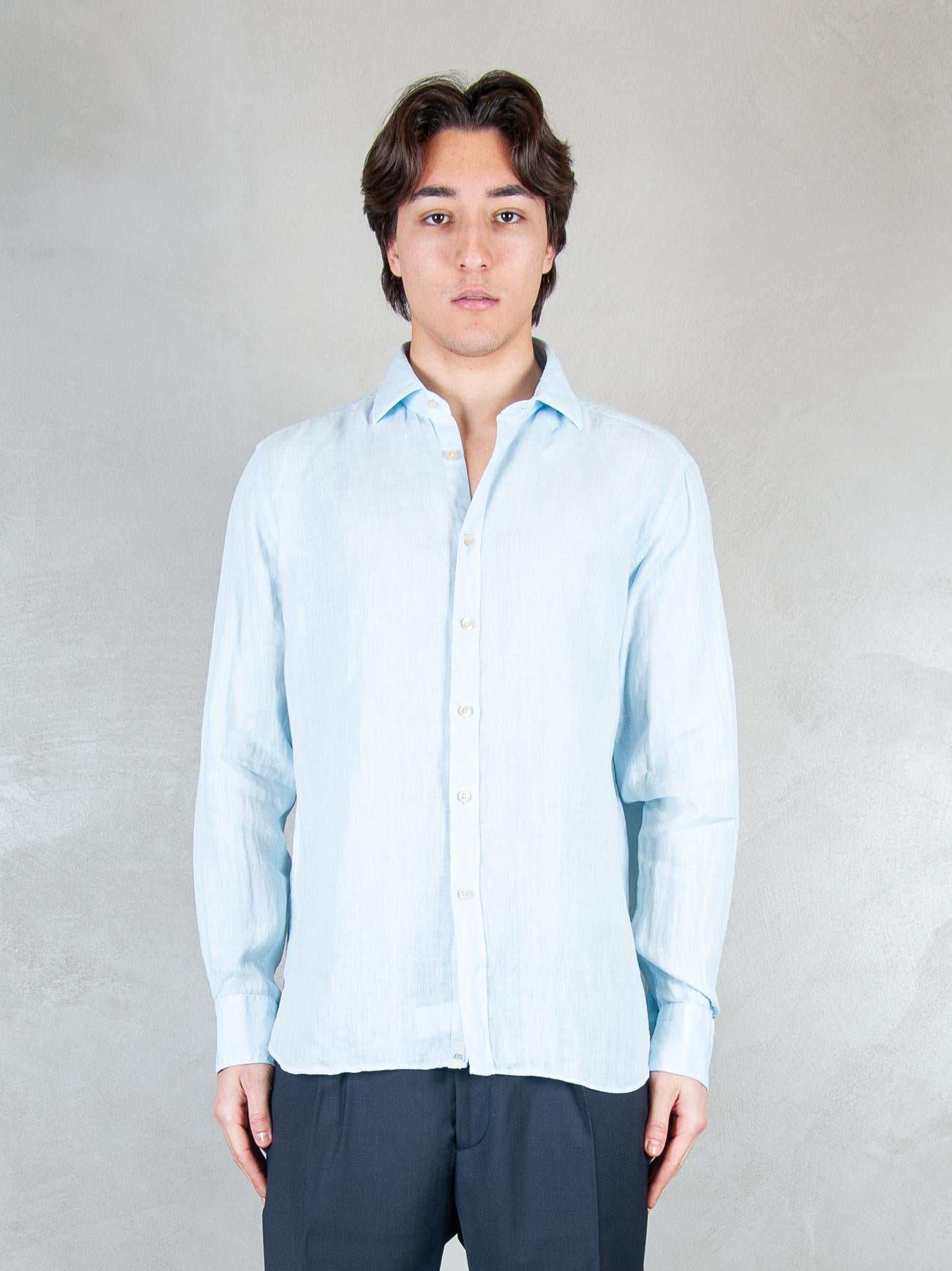 Tintoria Mattei Camicia Lino TNP J66-UB1 Tintoria Mattei 