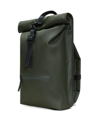 Rains zaino <BR/>Rolltop Rucksack ROLLTOP RCKSCK GREEN Rains 