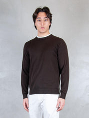 Markup Maglia <BR/>Girocollo MK10001 CACAO MarkUp 