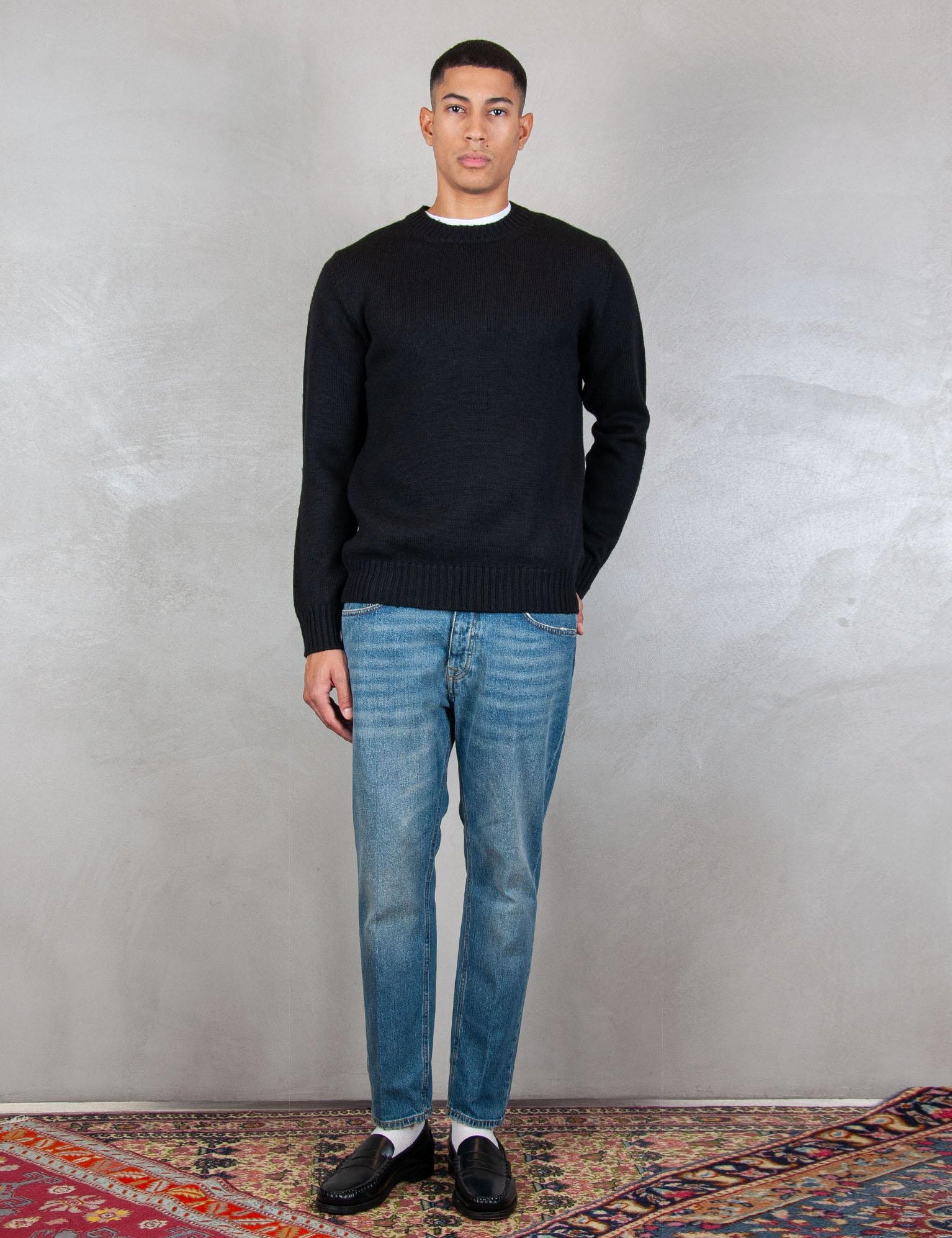 >Maglia girocollo AU3030C 1002 Alpha Studio 