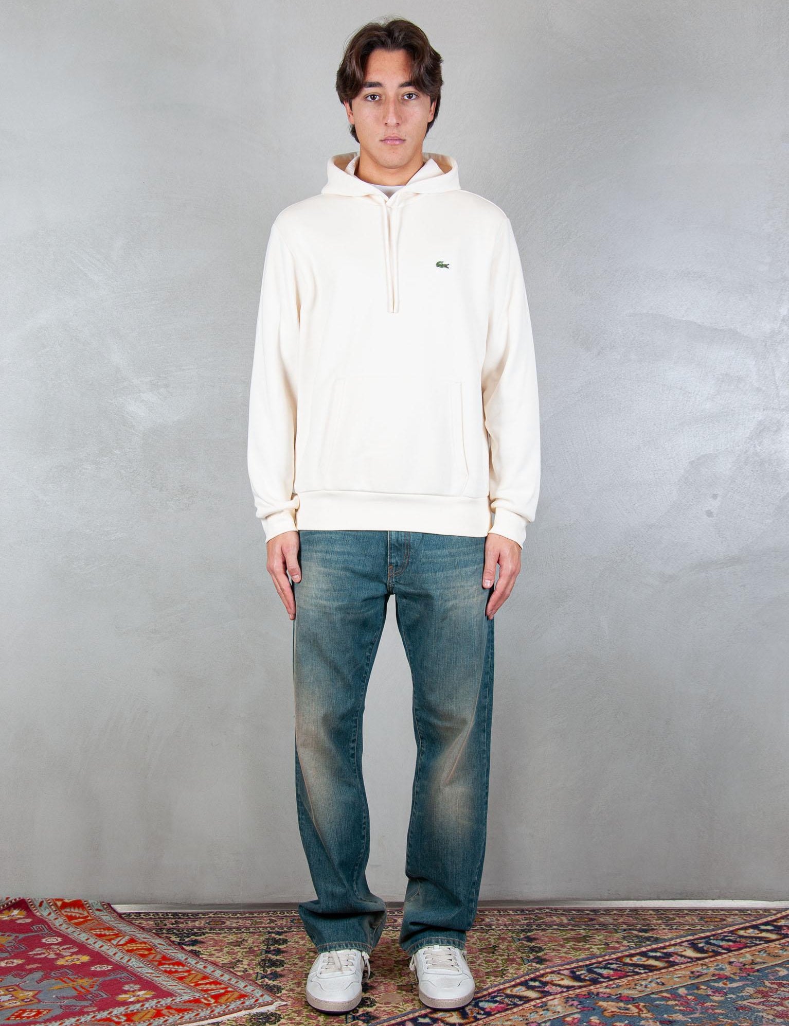 >Felpa cappuccio SH9623 XFJ Lacoste 