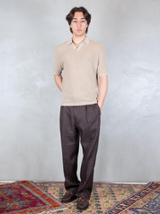 Seinse Maglia <BR/>Polo Capri Traforata ME3203 BEIGE Seinse 