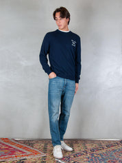 MC2 Saint Barth maglia <BR/>Heron embroyed wool HER0024 02828I MC2 St Barth 