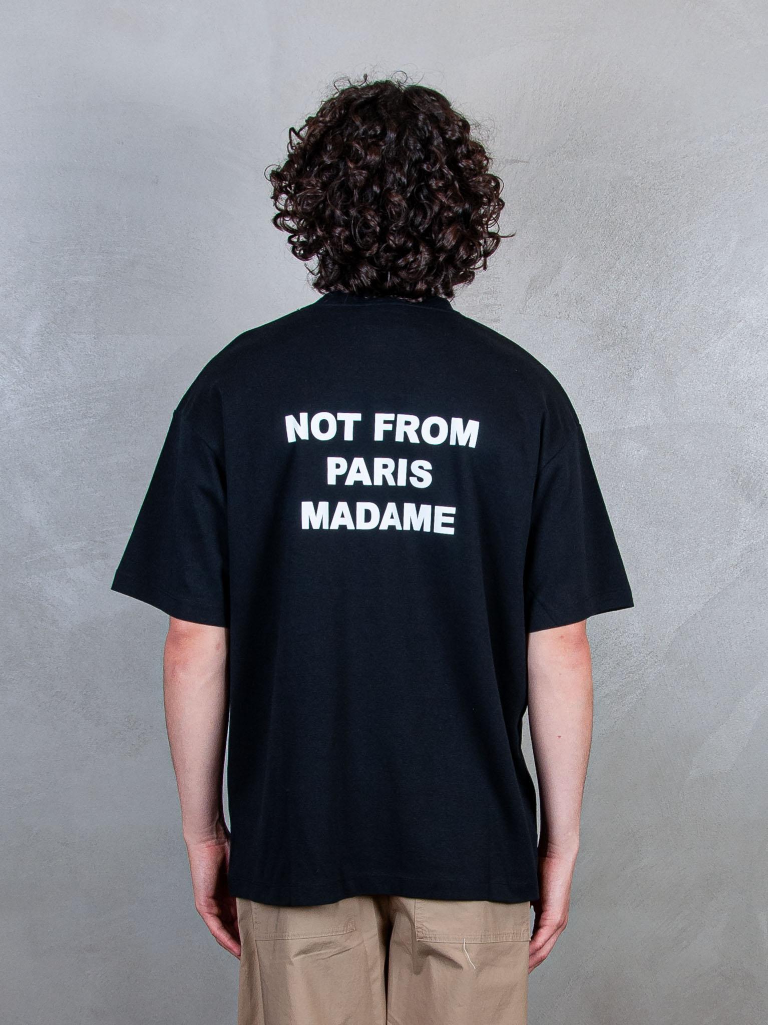 Le T-Shirt Slogan TS203-CO002 BL Drôle De Monsieur 