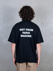 Le T-Shirt Slogan TS203-CO002 BL Drôle De Monsieur 