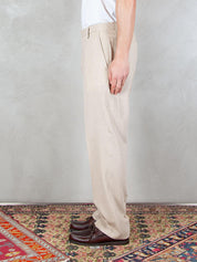 I'M Brian <BR/>Pantalone Regular Lino PA3703 BEIGE I'm Brian 