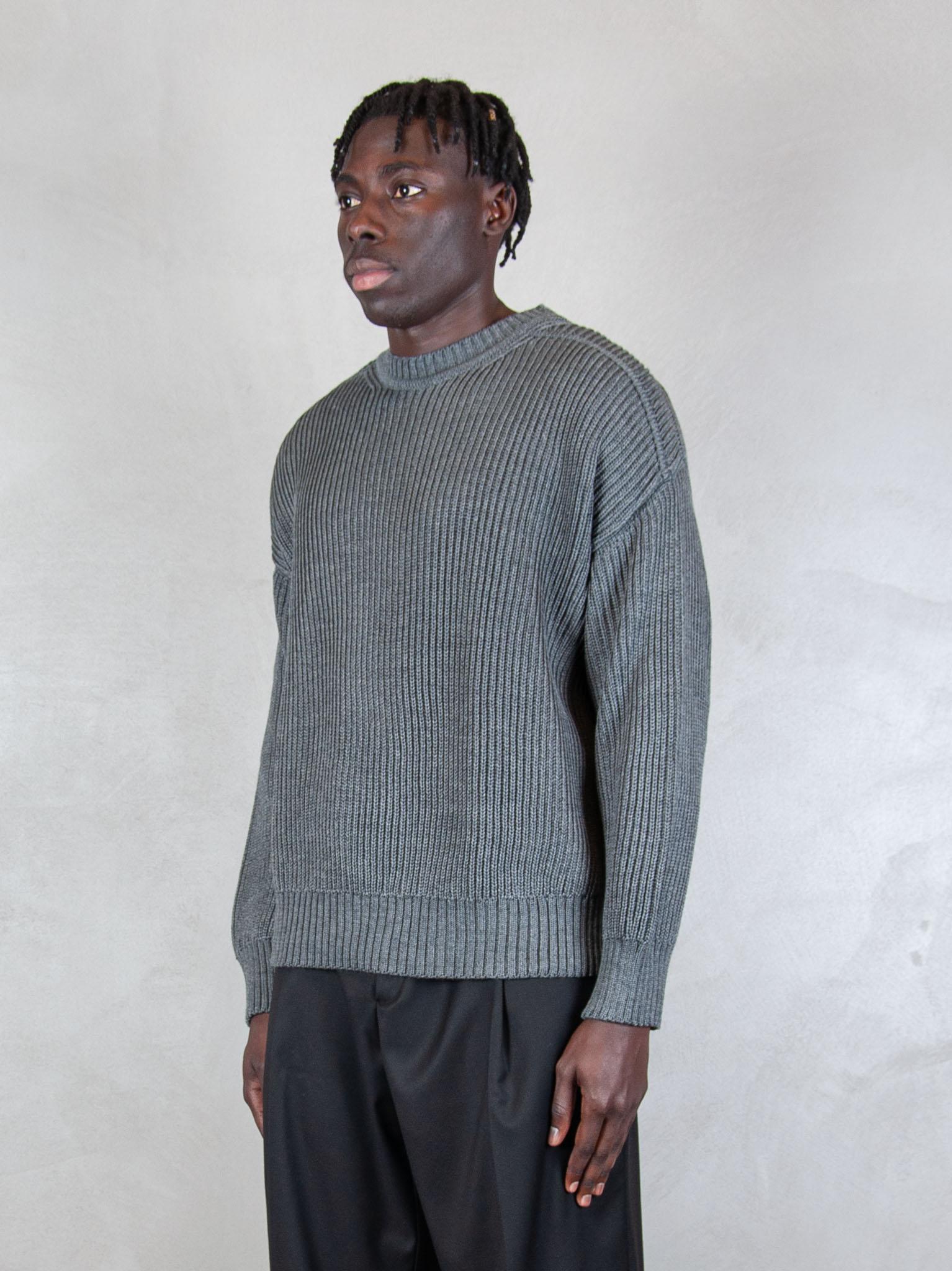 Hi Five Maglia Rib Sweater RIB SWEATER DARK GREY Hi Five 