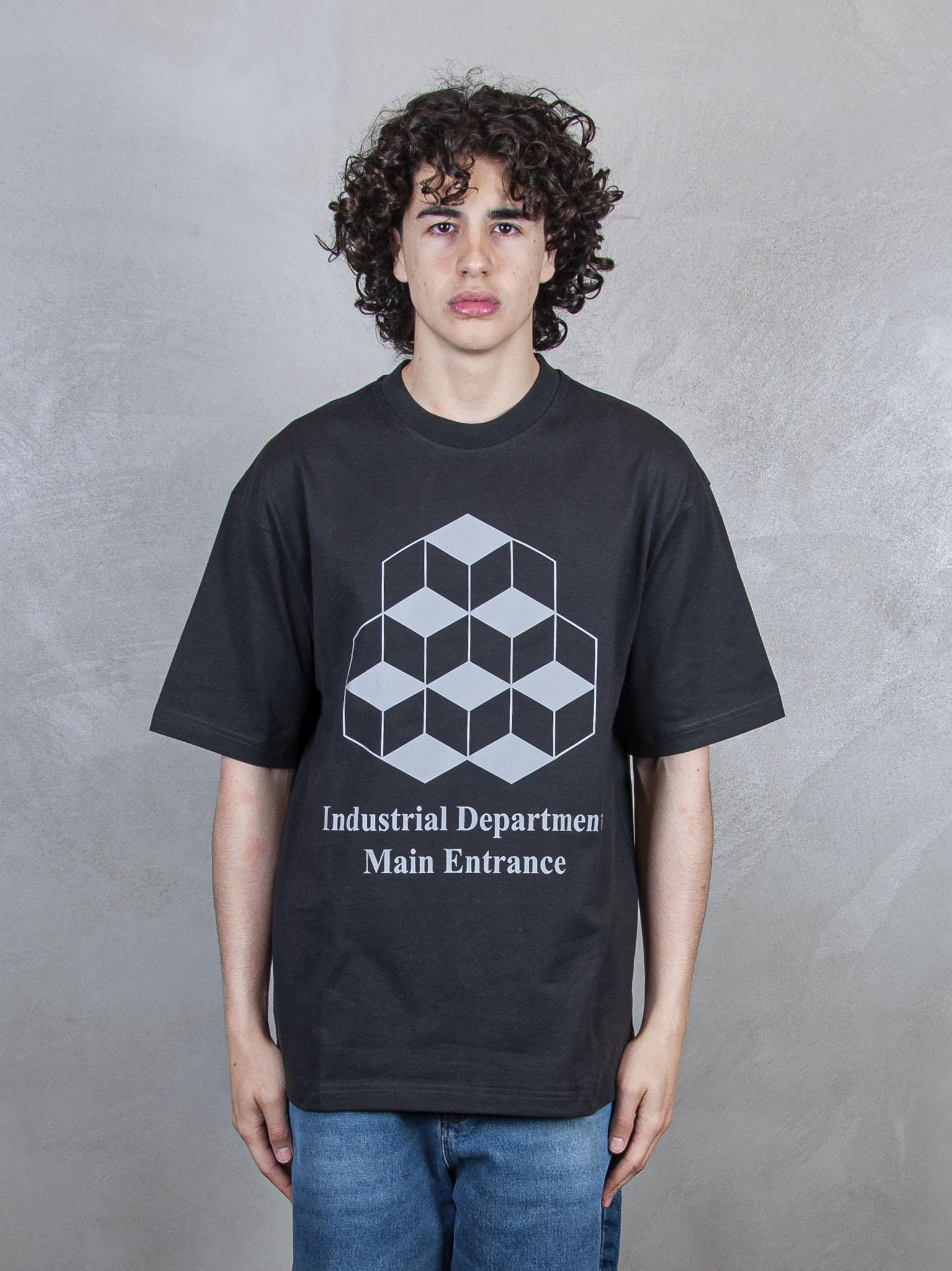 TTT T-Shirt Industrial Department Tee 12TS003 BLACK TTT 